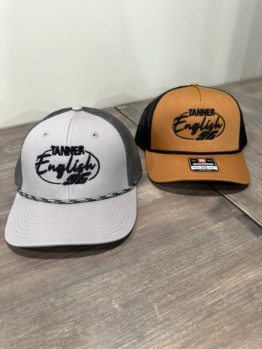 H2504 - Puffy Embroidery Tanner English #96 Oval Hats