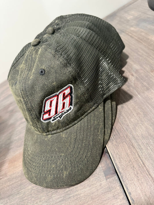 H2502GR - Green #96 English Distressed Hat