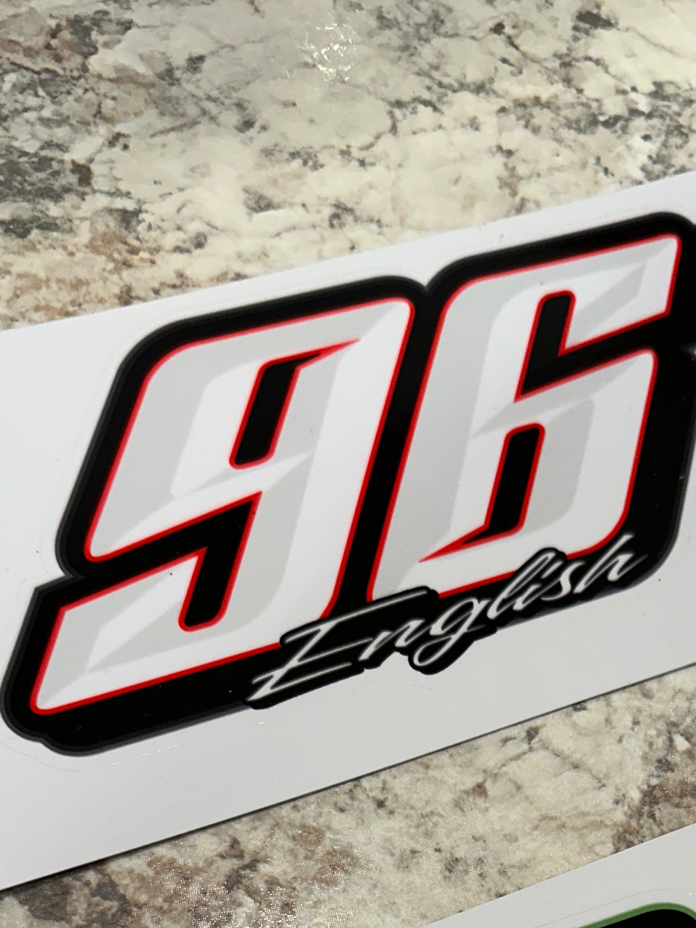 S2501 - Tanner English #96 Window Decals