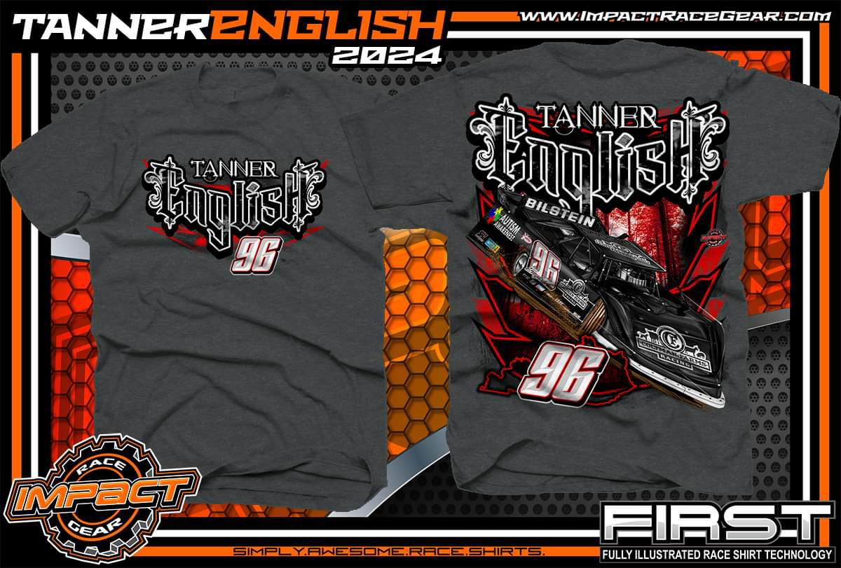 T2404G - Gray Tanner English Coltman Farms Short Sleeve T-Shirt