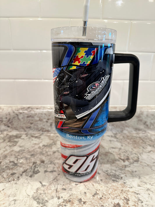 M2501 - 40oz Tanner English Tumbler with Straw