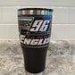 M2503 - 30oz Tanner English Black & Stainless Tumbler