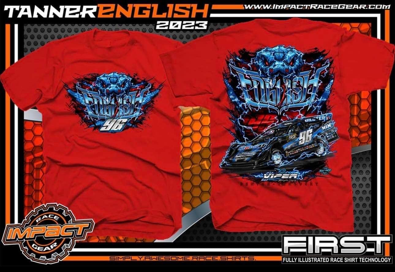 T2302R - Red English Snake Bite Short Sleeve T-Shirt